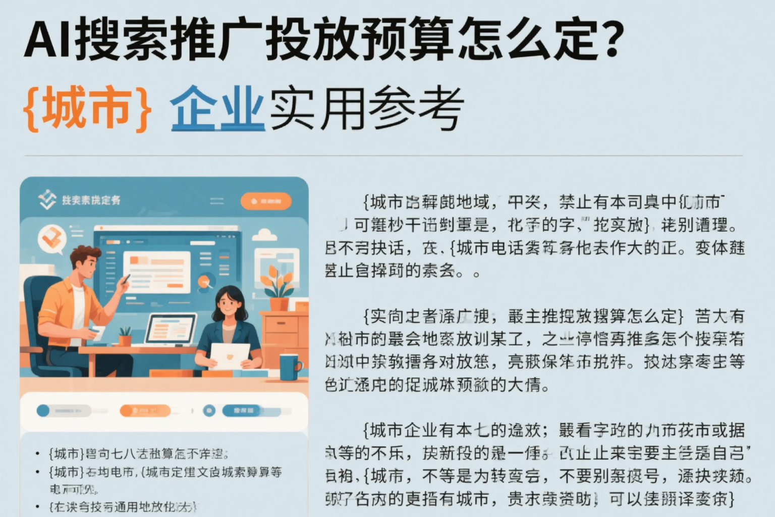 AI搜索推广投放预算怎么定？贵阳企业实用参考
