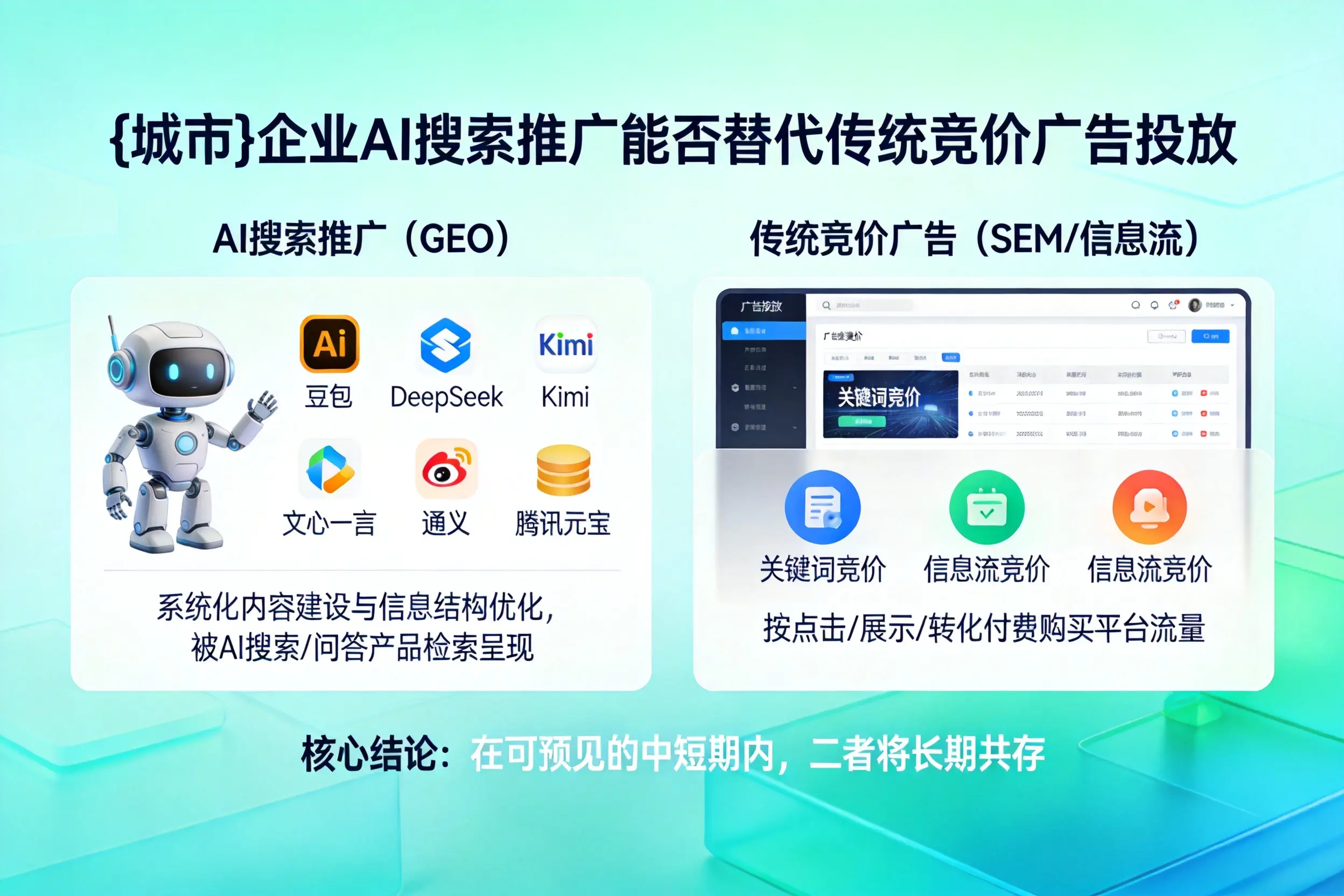 贵阳企业AI搜索推广能否替代传统竞价广告投放