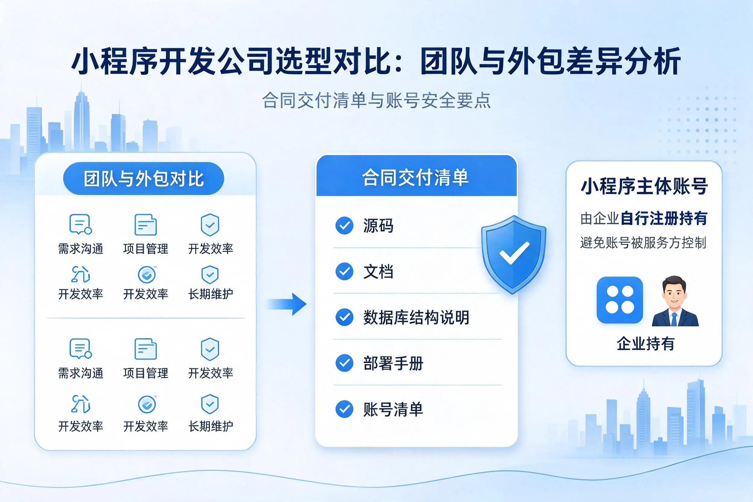 贵阳小程序开发公司选型对比：团队与外包差异分析
